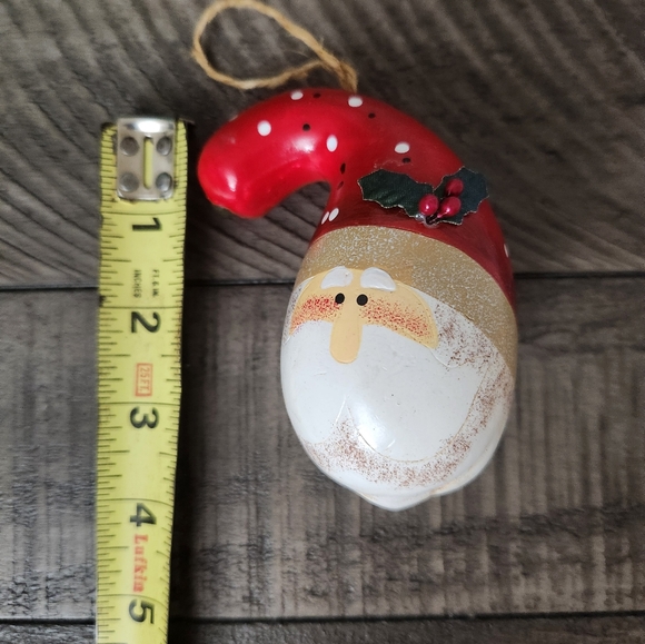 🎅🎄Rare Nicholas Kringleton Boyds Bears Gourd Santa Ornament Hand painted gift - Picture 3 of 3